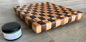 End Grain Checkered Pattern Board